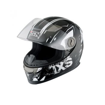 Kinderhelm IXS HX 135 Funky schwarz-grau-weiss