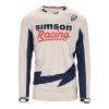 Crossshirt Motiv SIMSON Racing Farbe: weiß